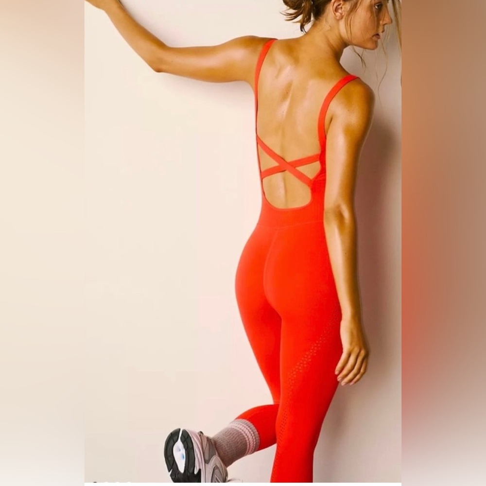 FP Movement Good Karma Onesie Hot Watermelon